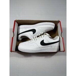 New Men’s Size 13 - Nike Court Vision Next Nature Low White Black DH2987 101